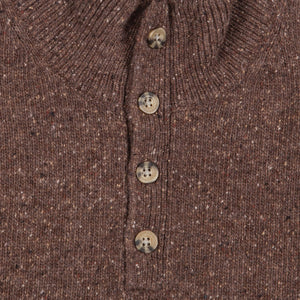 Cole Donegal Wool 4 Button Sweater